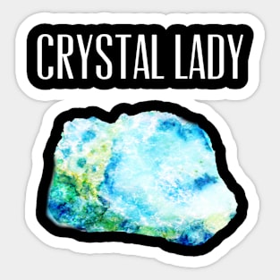 Crystal lady Sticker